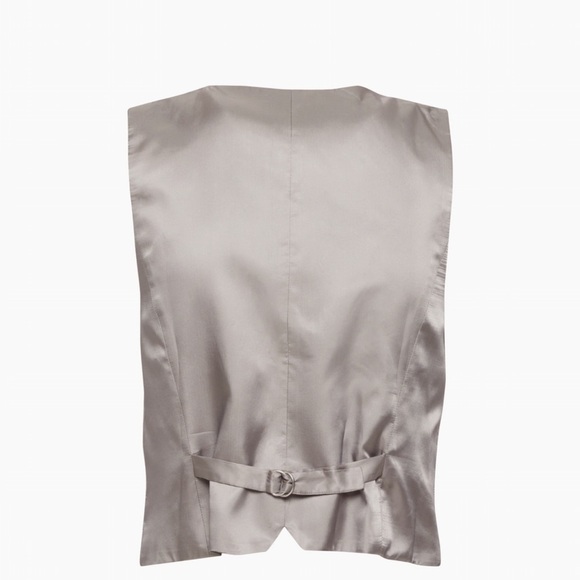 Aritzia Wilfred Pesci Vest in light beige - Ashen colour size 10 - Picture 4 of 7